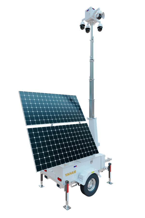 Solar Mobile Surveillance Tower