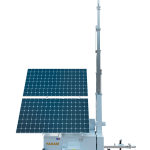 Solar Mobile Surveillance Tower