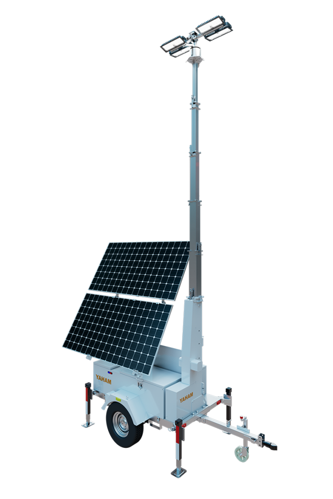 Solar Mobile Lighting Tower